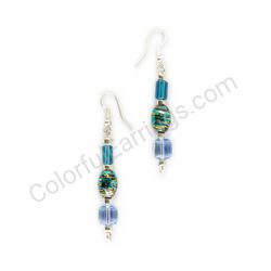 Beaded earrings, ce00774