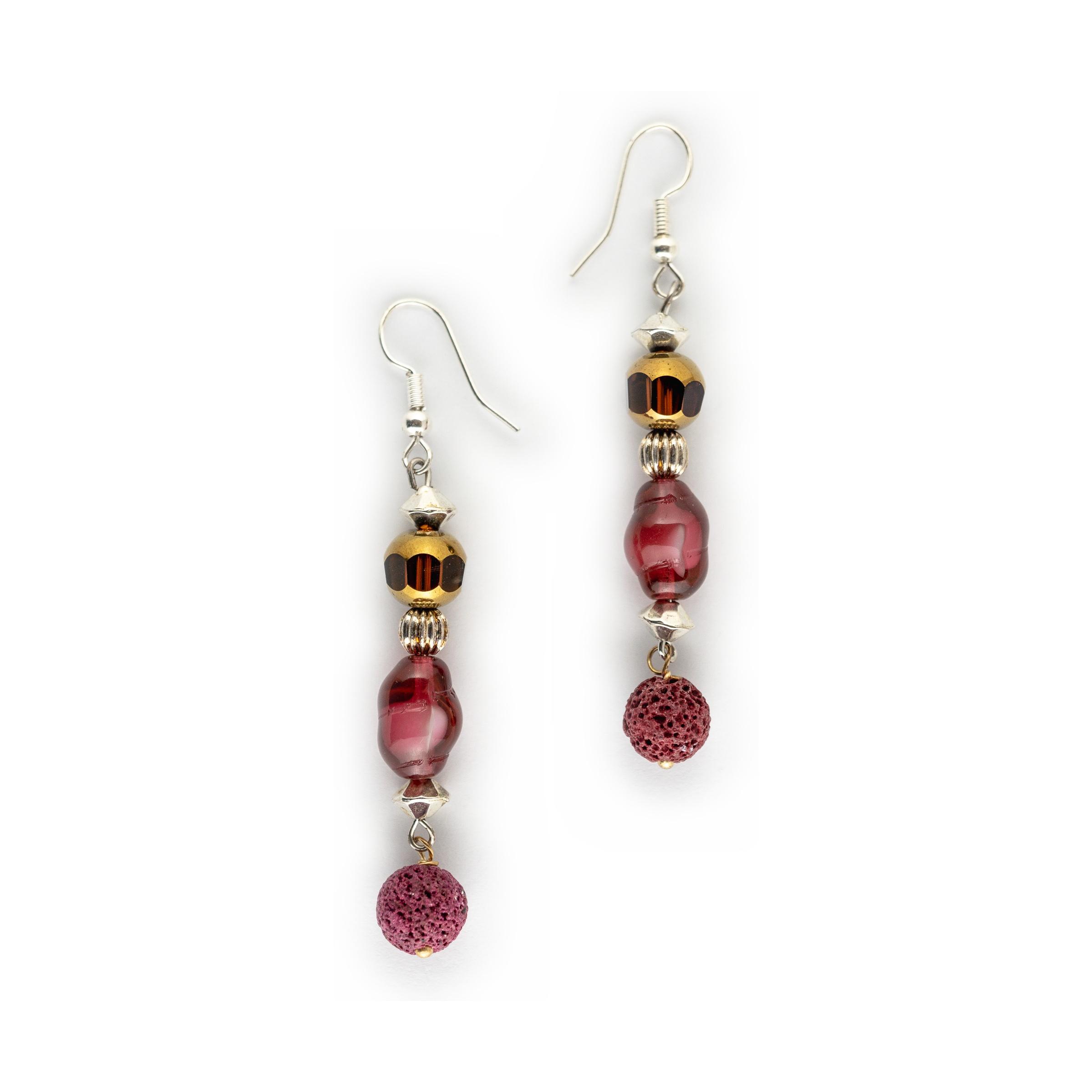Bead Flow E-0032 - Burgundy