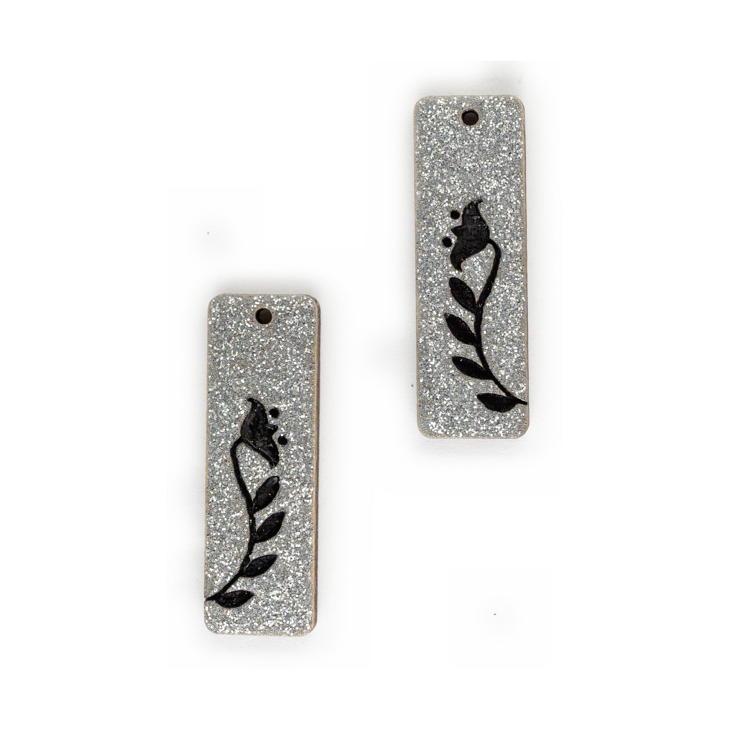 Clove Blossom Silhouette - Silver