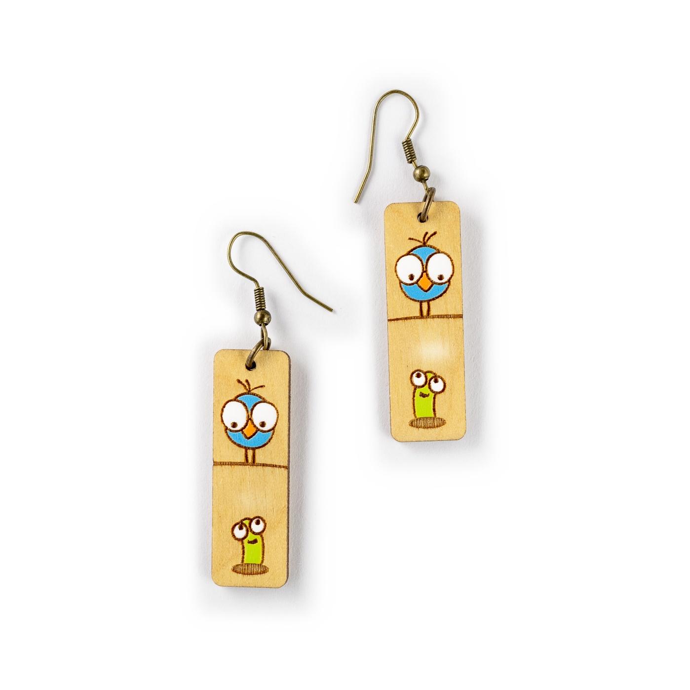 Bird & Worm Duo - Multicolor 3