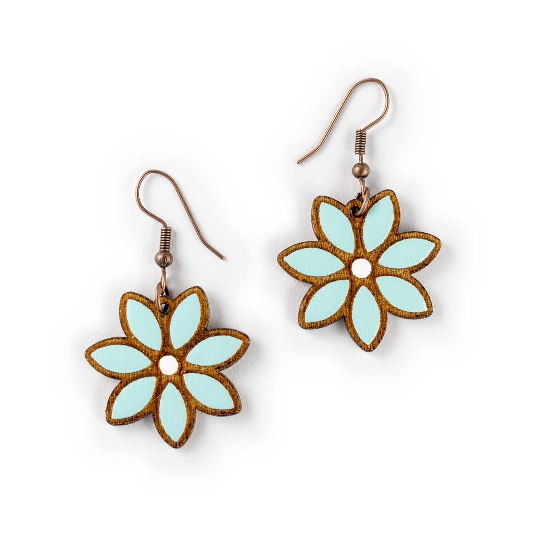 Elegant Bloom Inlay - Turquoise