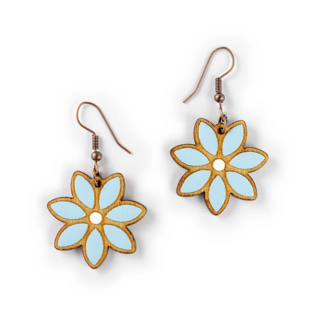 Elegant Bloom Inlay - Blue