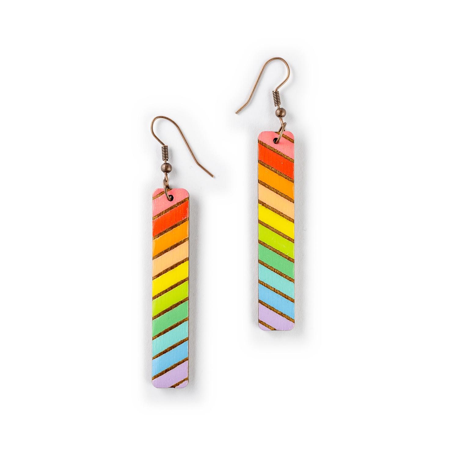 Slanted Stripes Bar - Multicolor